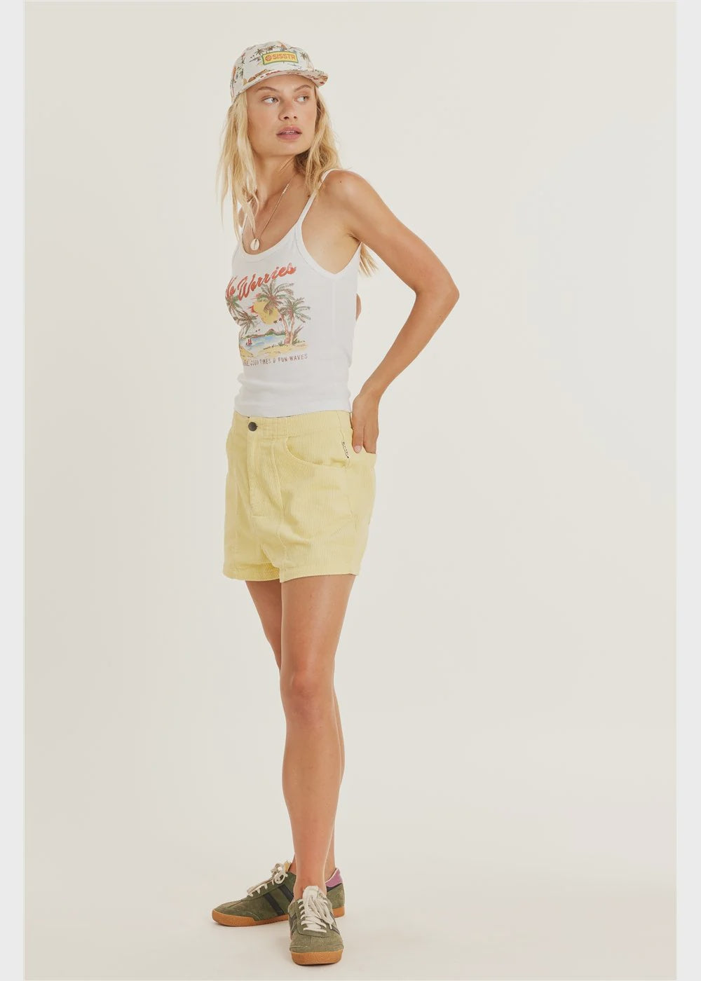 Sisstr Sandy Shores Cord Short