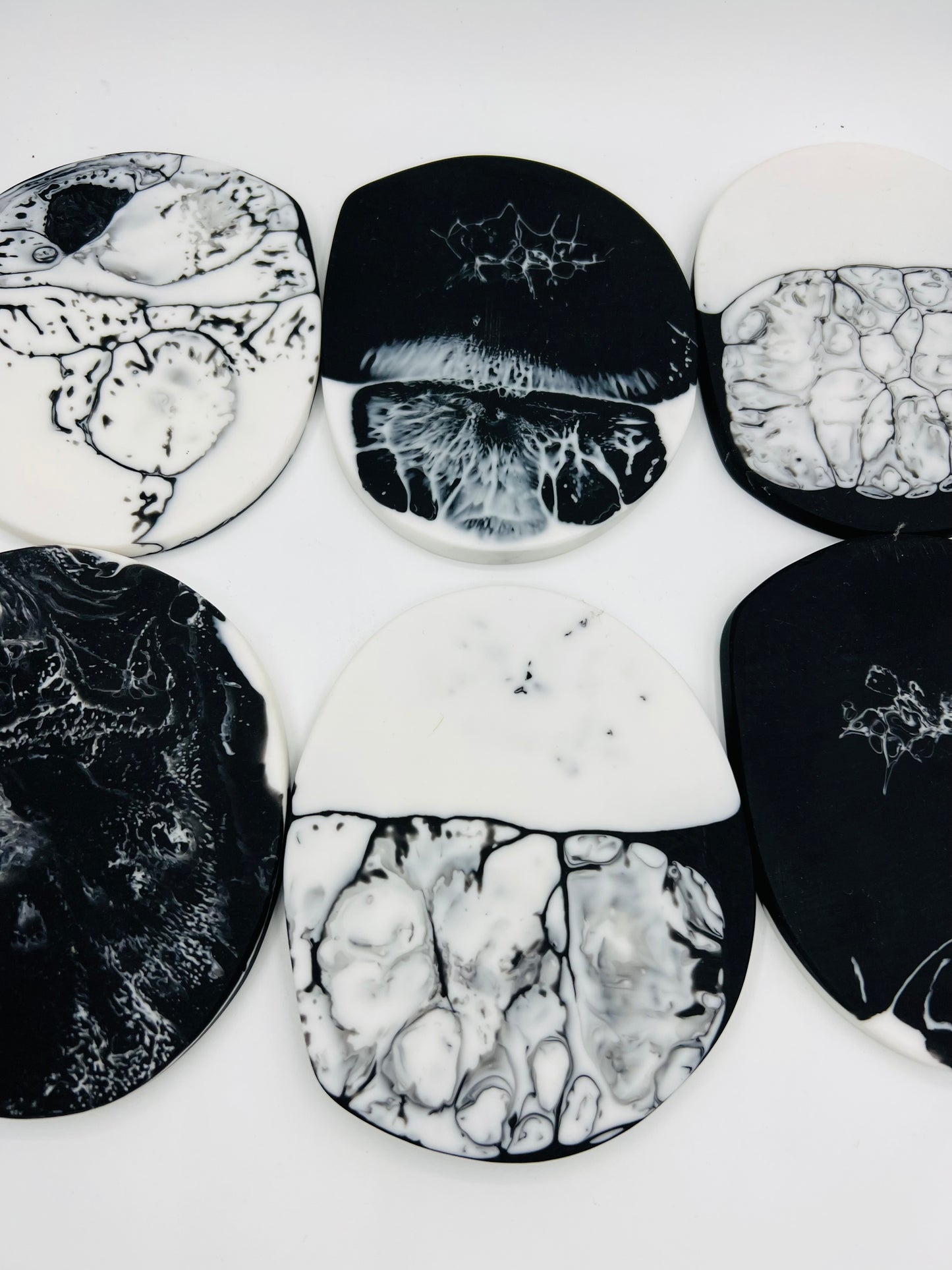 Sundy Mrnin Resin Coaster Set of 6