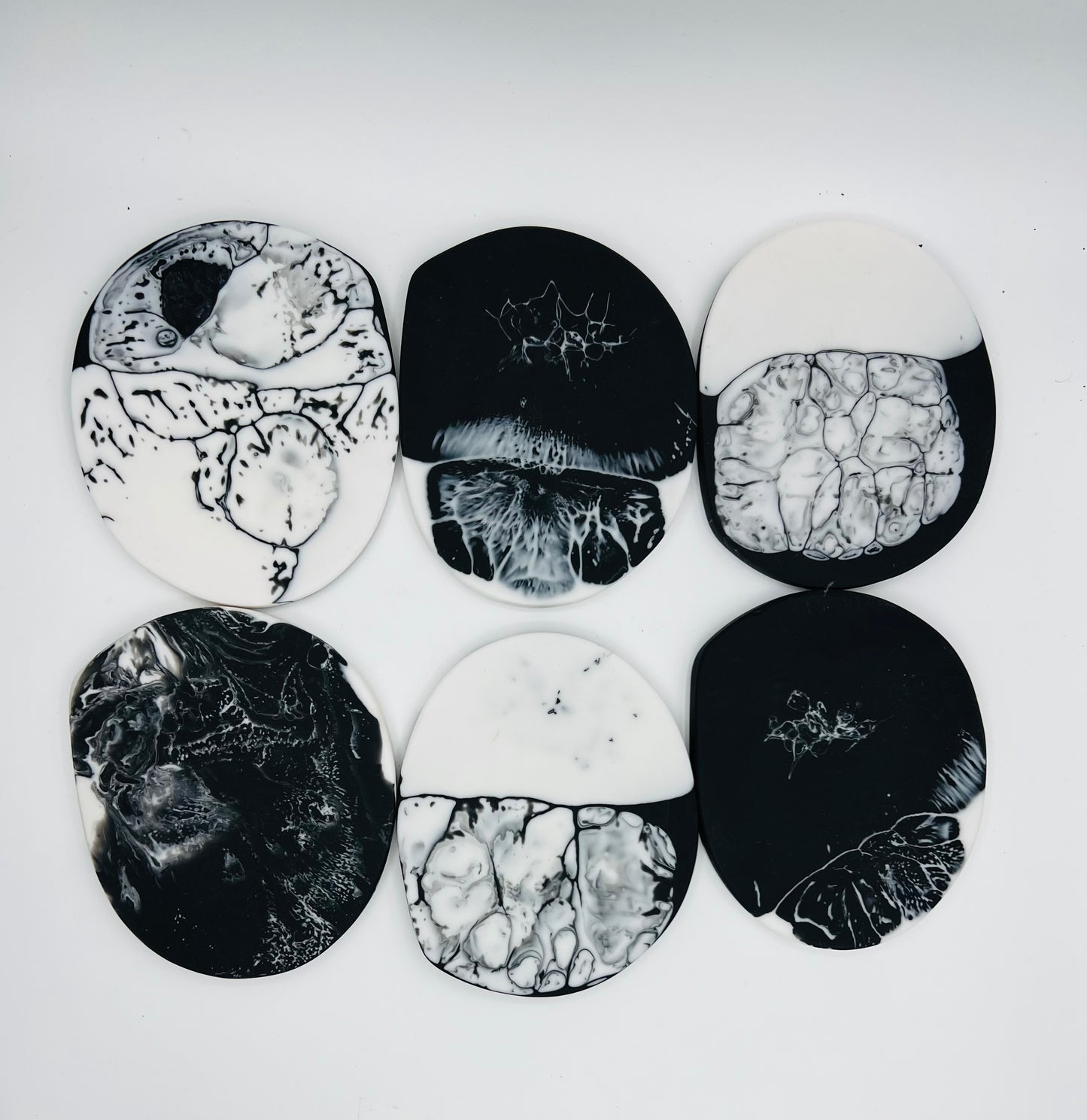 Sundy Mrnin Resin Coaster Set of 6