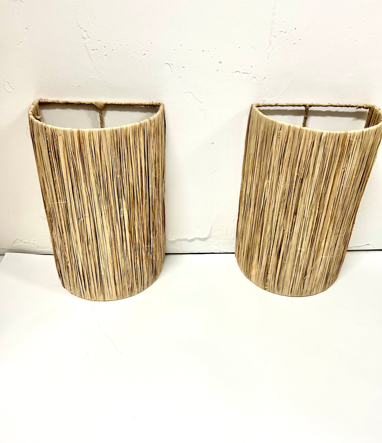 Sundy Mrnin Rattan Sconce