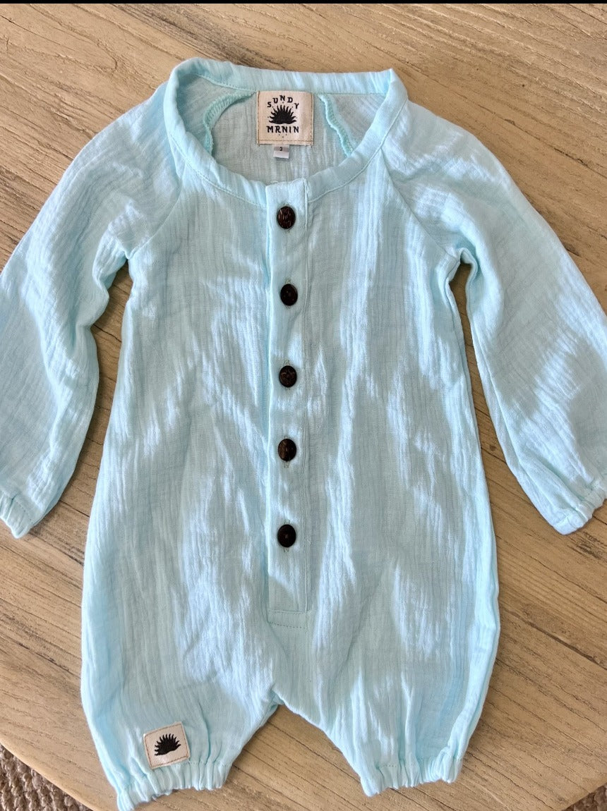 Sundy Mrnin Long Sleeve Baby Romper