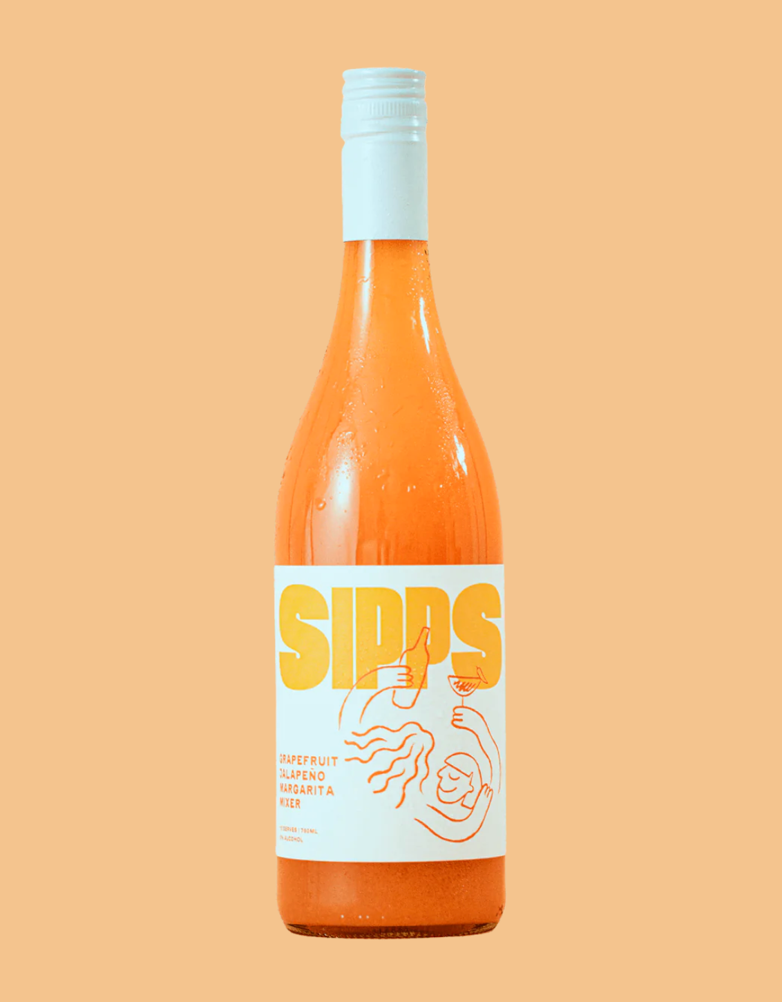 Sipps Grapefruit Jalapeno Margarita Mixer 750ml