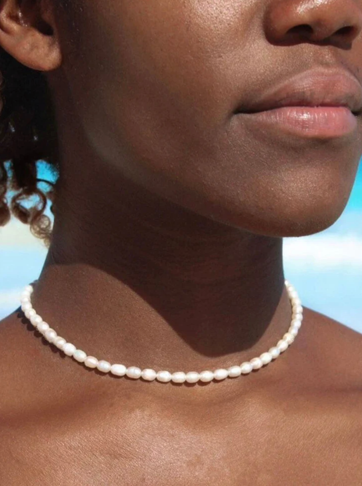 Malakai the Label Pearl Laguna Choker
