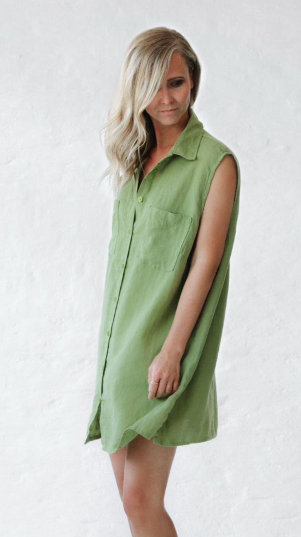 Seaside Tones Sleeveless Top
