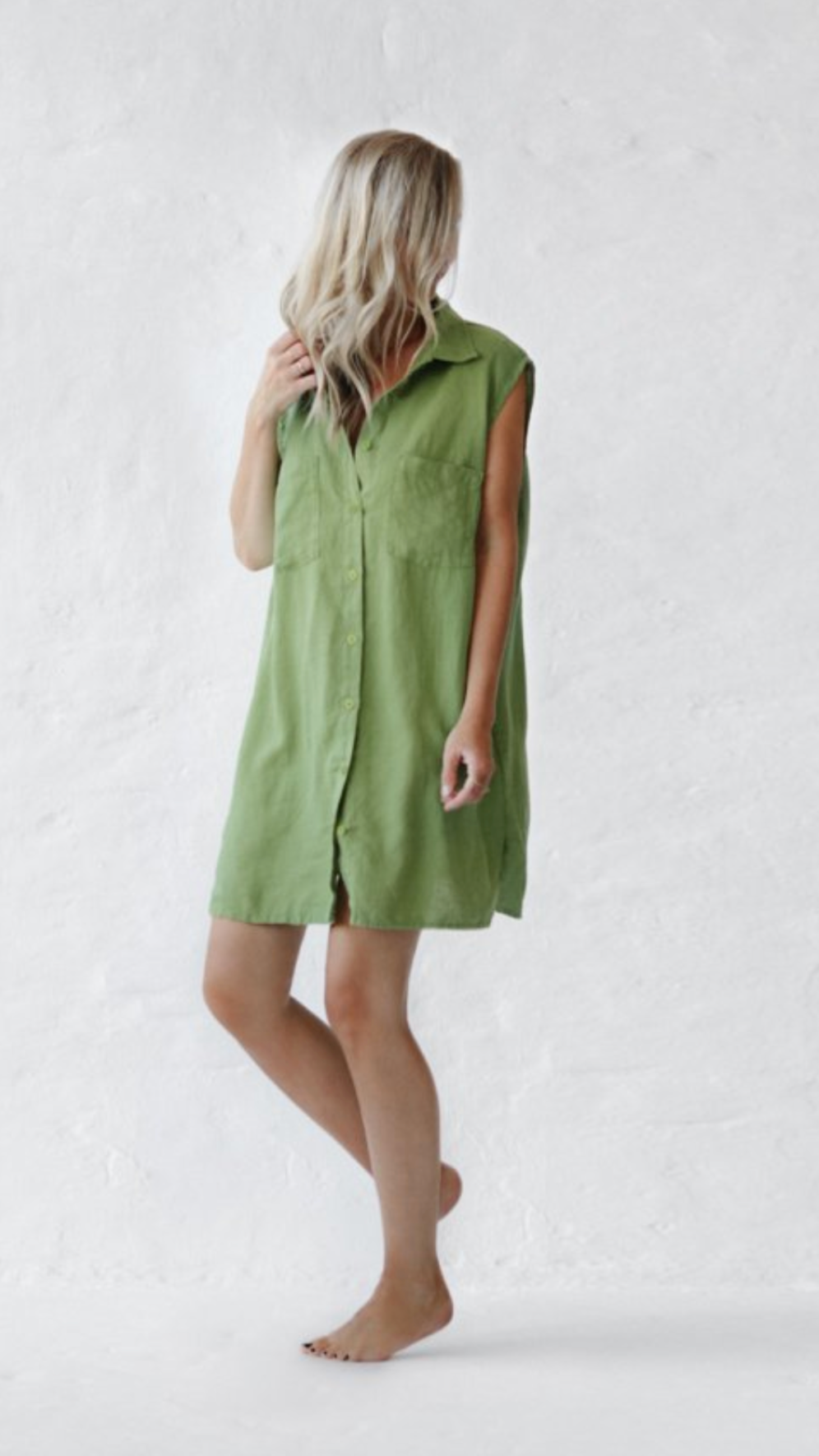 Seaside Tones Sleeveless Top