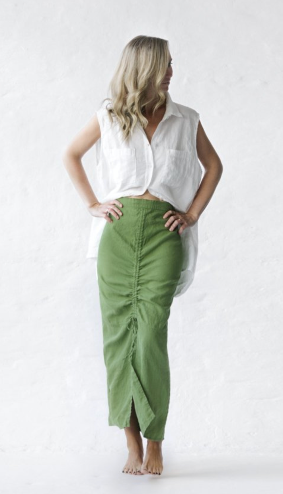 Seaside Tones Sleeveless Top