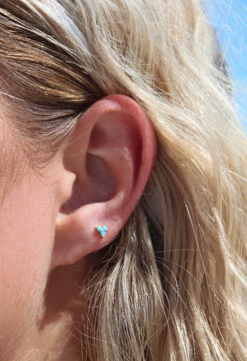 Malakai the Label Blue Hawaii Studs