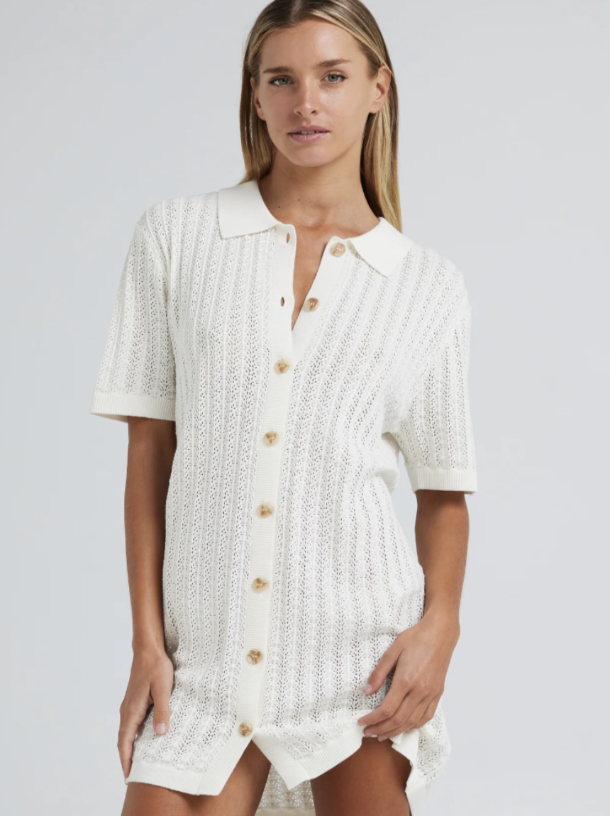 Poolside Paradiso Oasis Knit Shirt Dress The Boardstore Lab Poolside Paradiso Oasis Knit Shirt Dress The Boardstore Lab