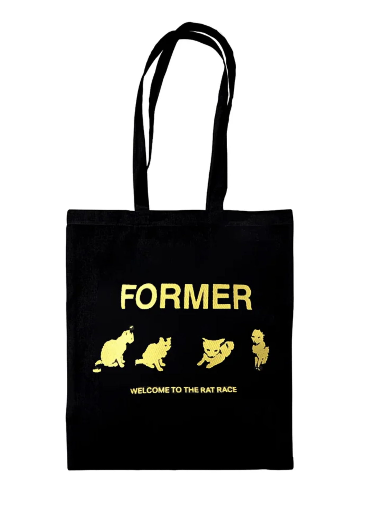 Former Kitty Litter Tote Bag Black