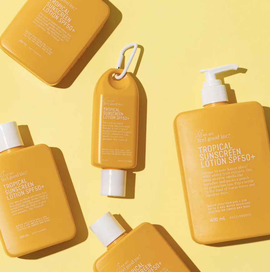 Feel Good Inc Tropical Sunscreen SPF50+ 200ml