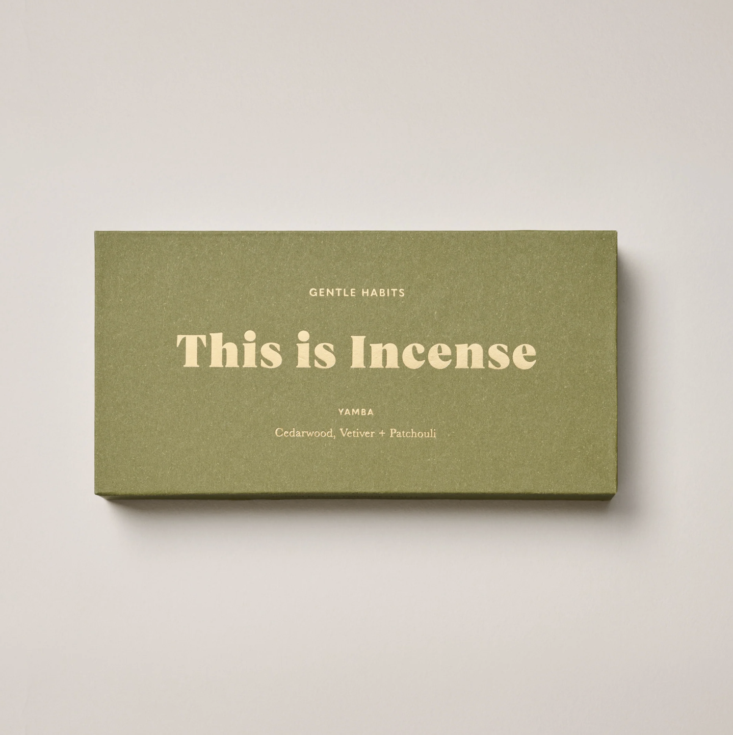 Gentle Habits This Is Incense
