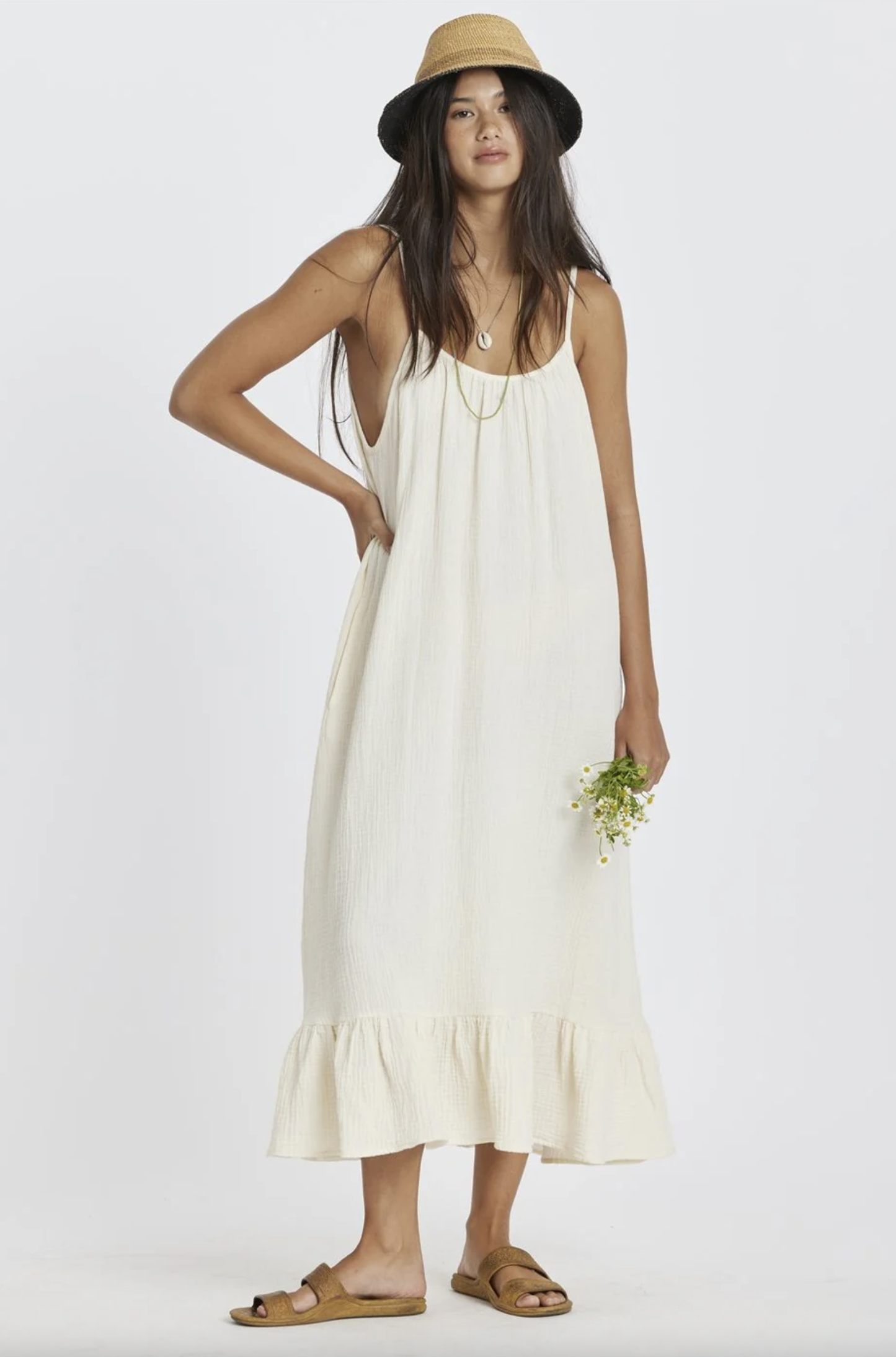 Sisstr Beach Cruiser Woven Tank Dress