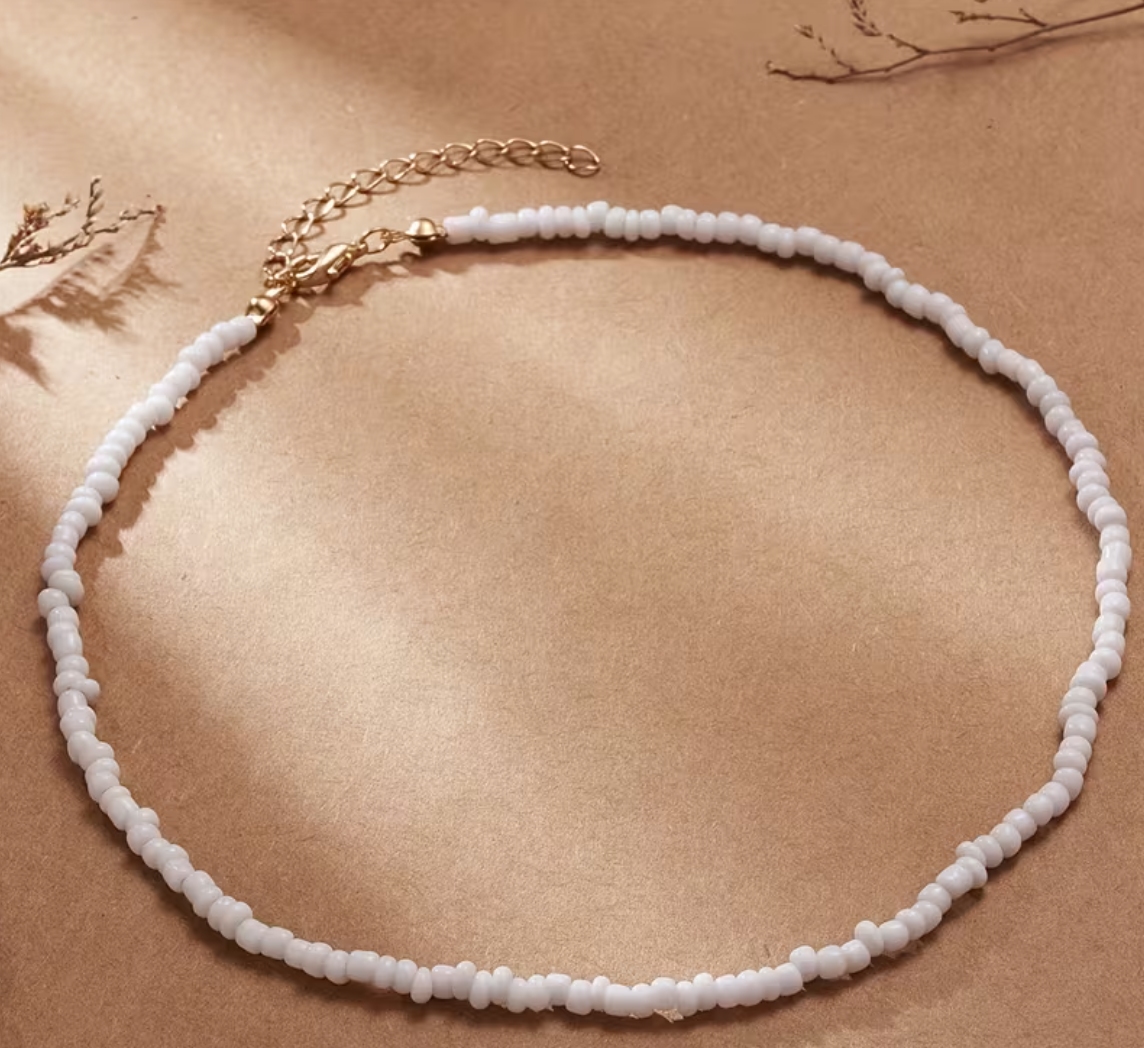 Sundy Mrnin Sea Pearl Bead Necklace