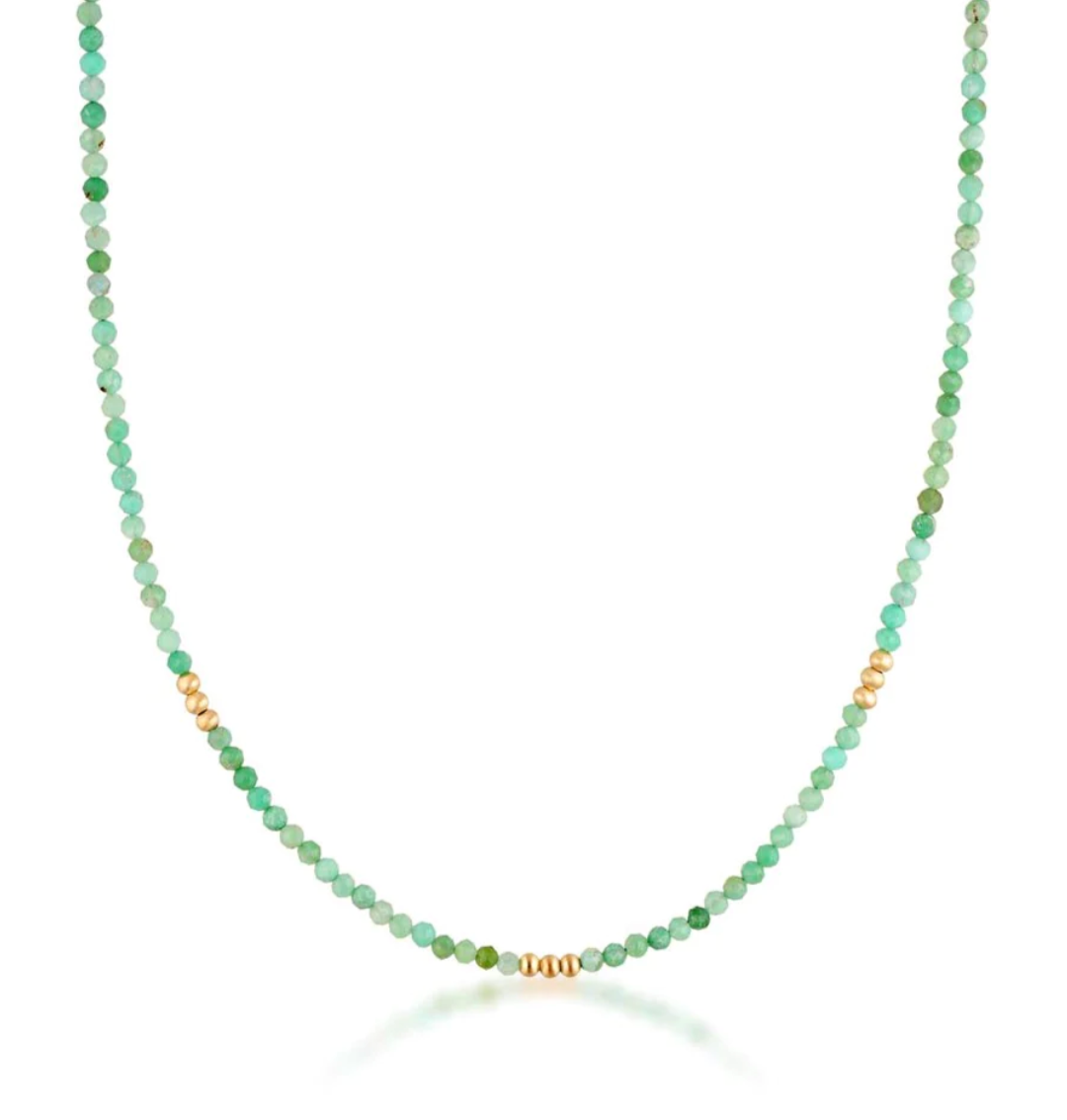 Linda Tahija Mirage Necklace - Chrysoprase
