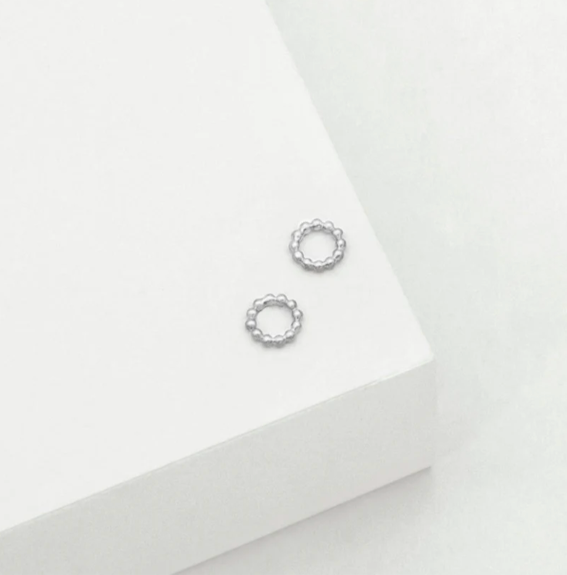 Linda Tahija Beaded Circle Studs