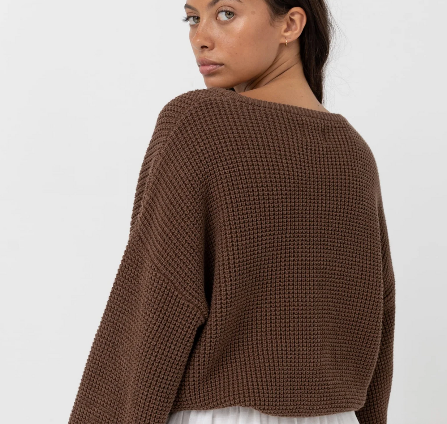 Rhythm Classic Knit Jumper / Chocolate