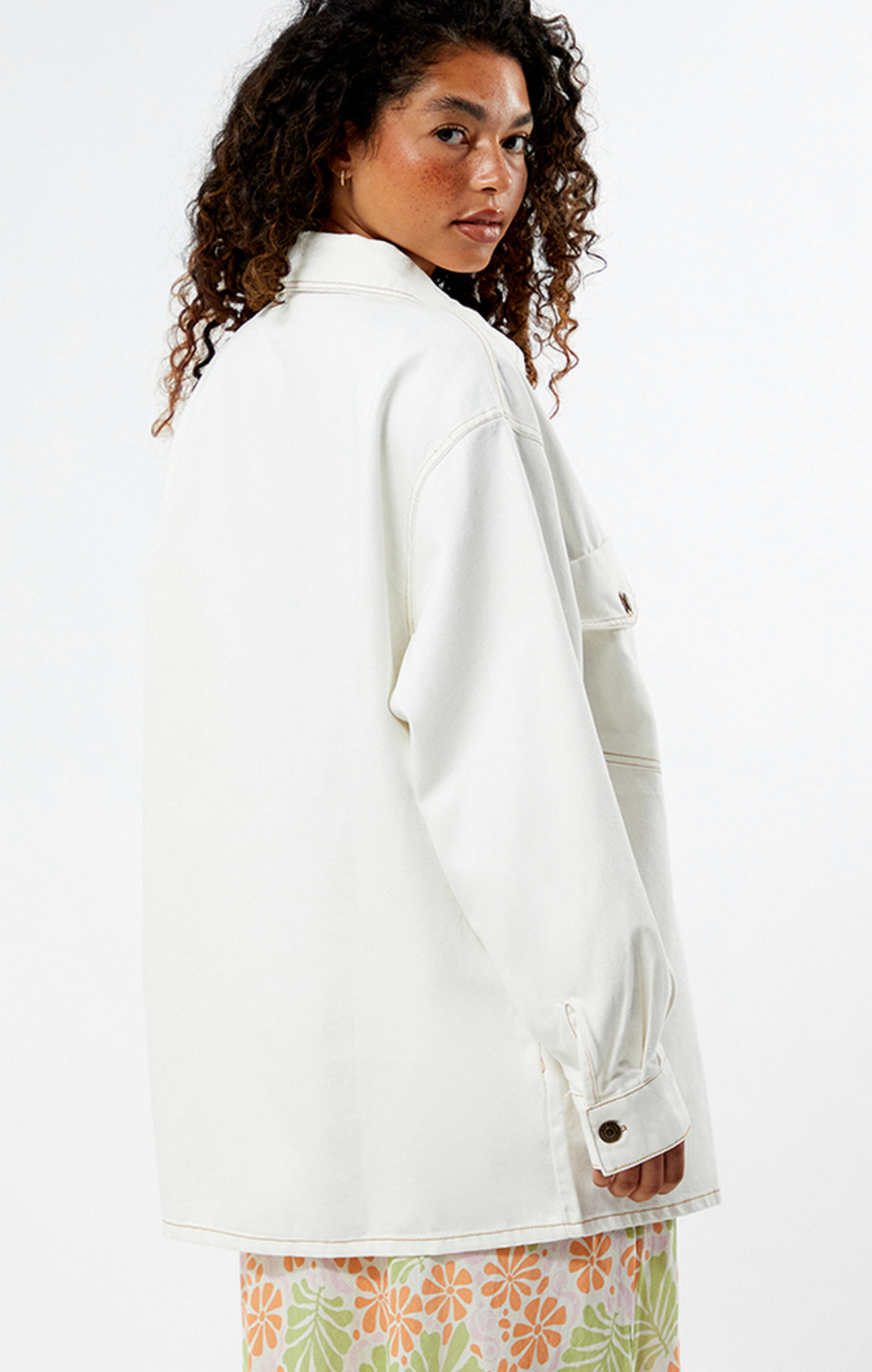 Rhythm Camilla Oversized Jacket / Ivory