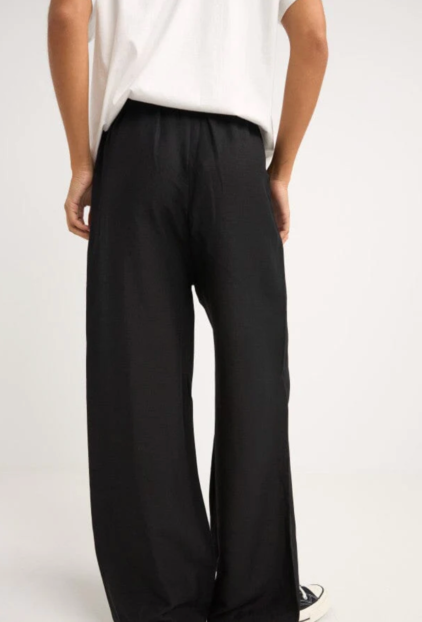 Rhythm Stevie Wide Leg Pant / Black