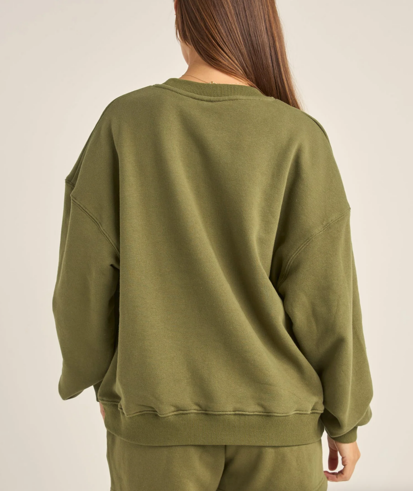 Rhythm College Crew Neck Fleece / Olive