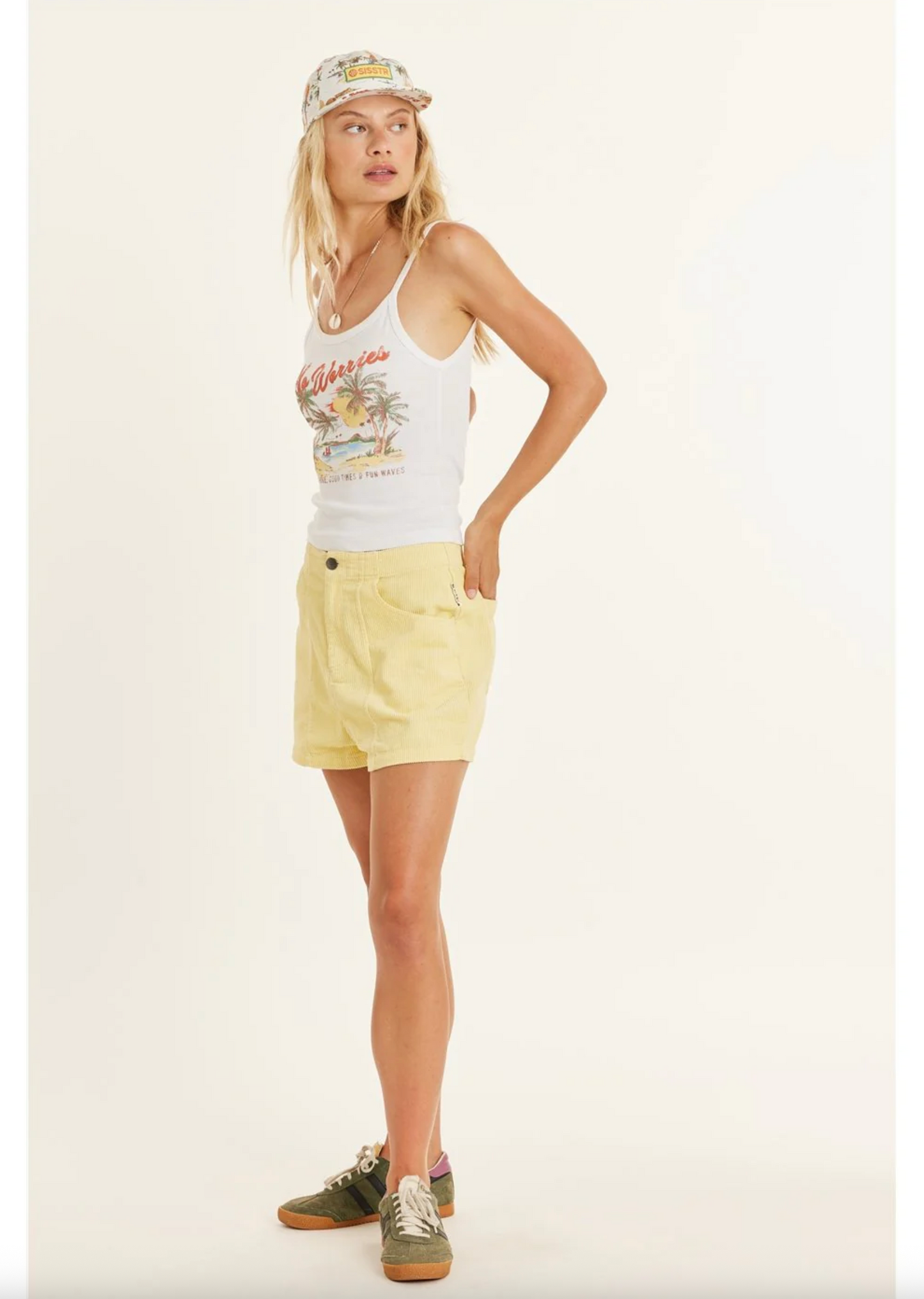 Sisstr Sandy Shores Cord Short