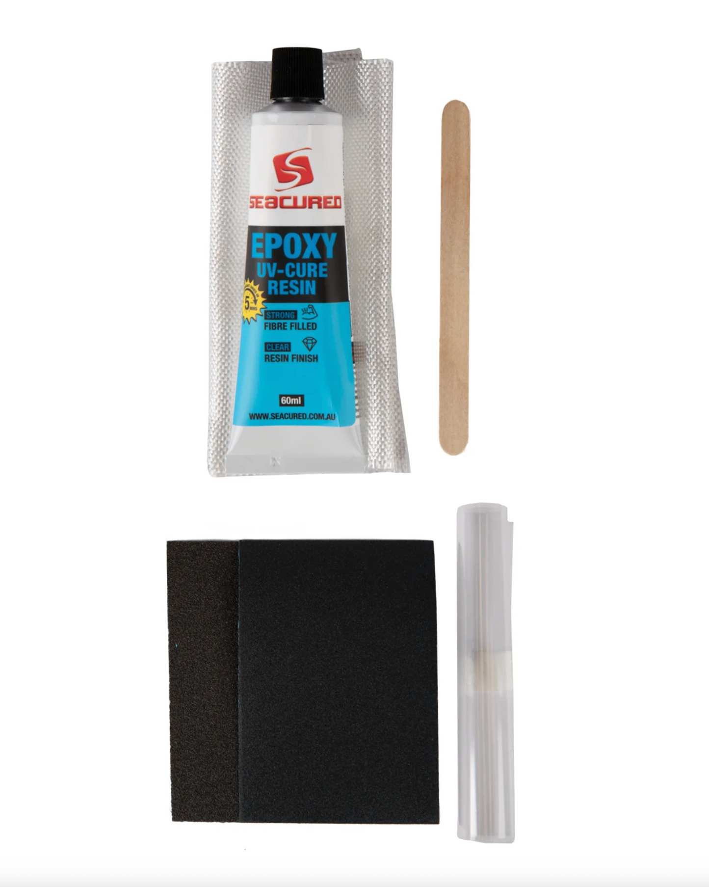 Seacured Epoxy UV-Cure Resin Repair Kit