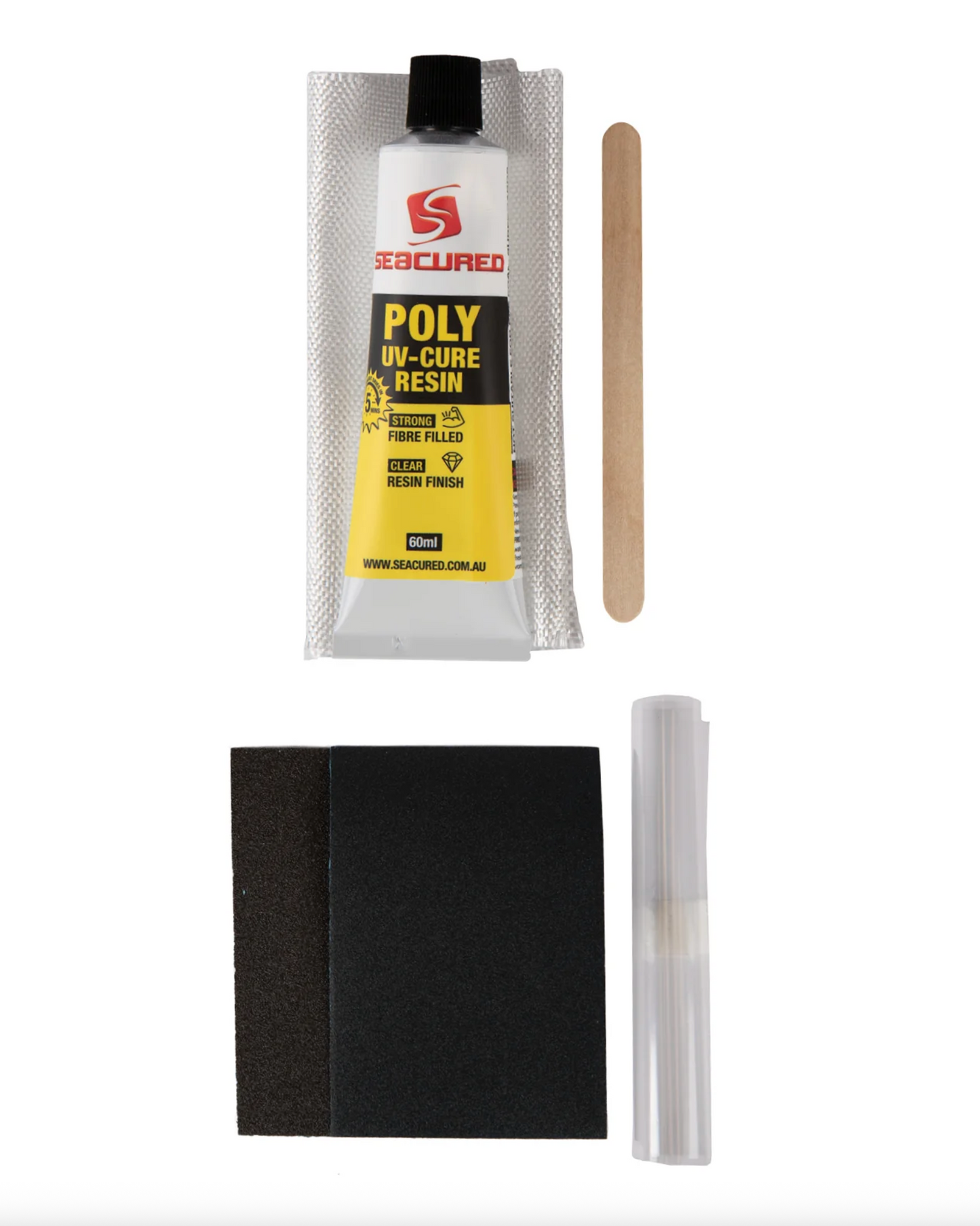 Seacured Polyester UV-Cure Repair Kit