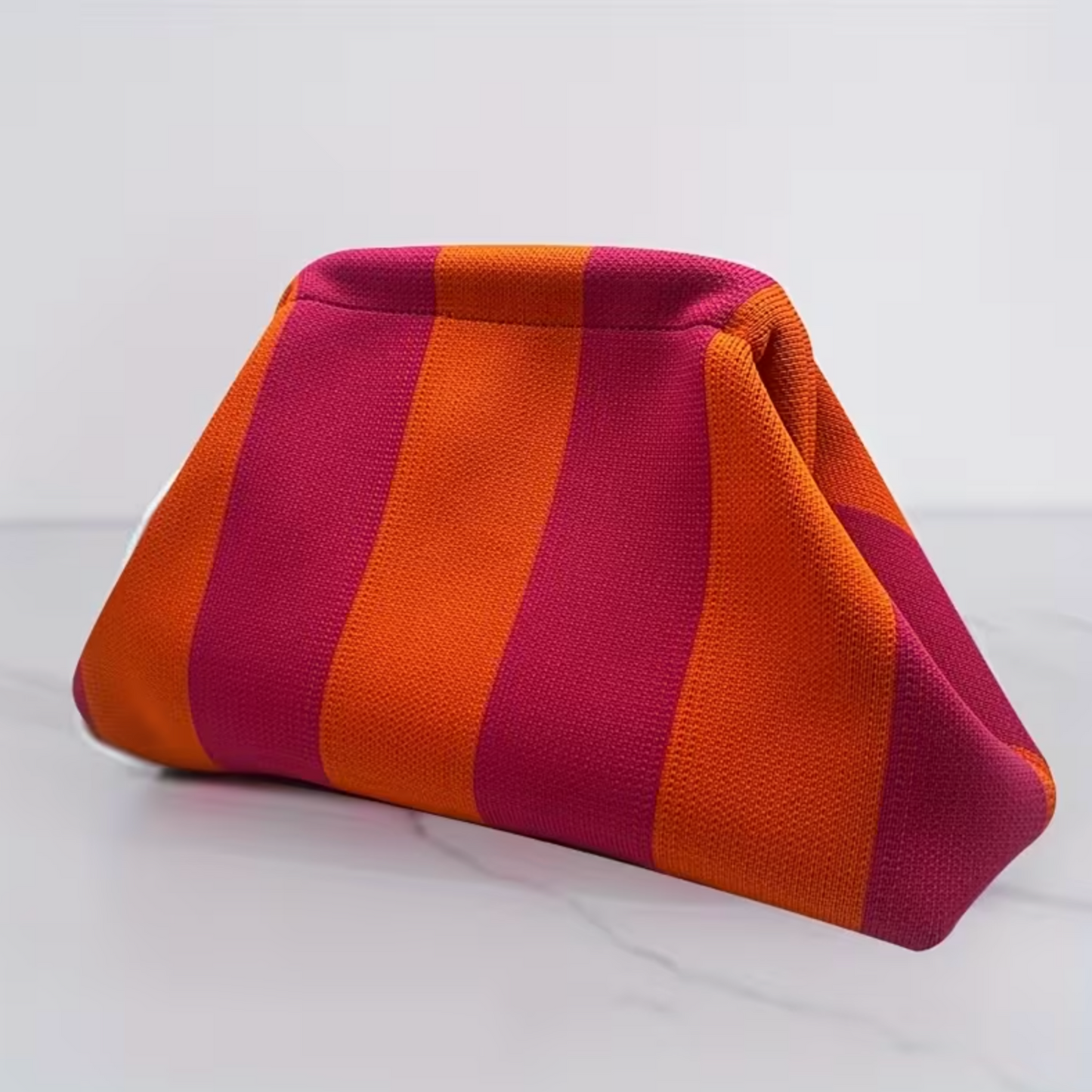 Sundy Mrnin Striped Clutch Bag