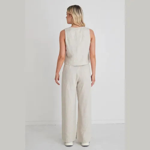 Re Union Virgo Linen Vest