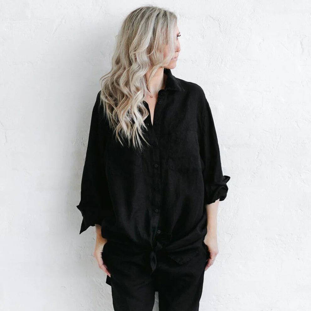 Seaside Tones Linen Shirt