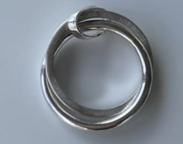 Sundy Mrnin Double Circle Pendent