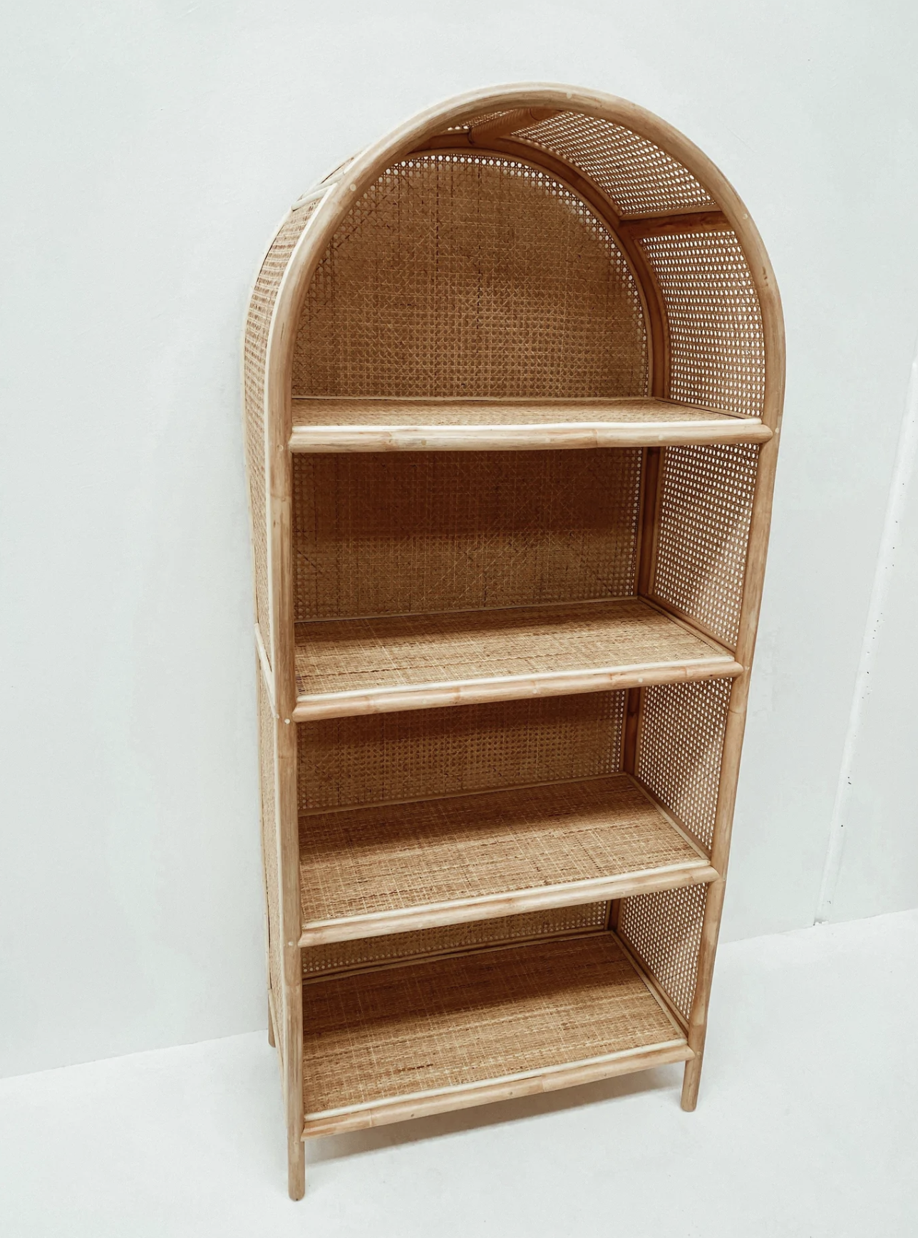 Sundy Mrnin Natural Rattan Bookshelf
