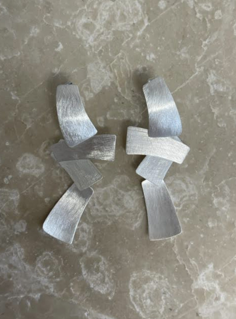 Sundy Mrnin Rectangle Drop Earrings