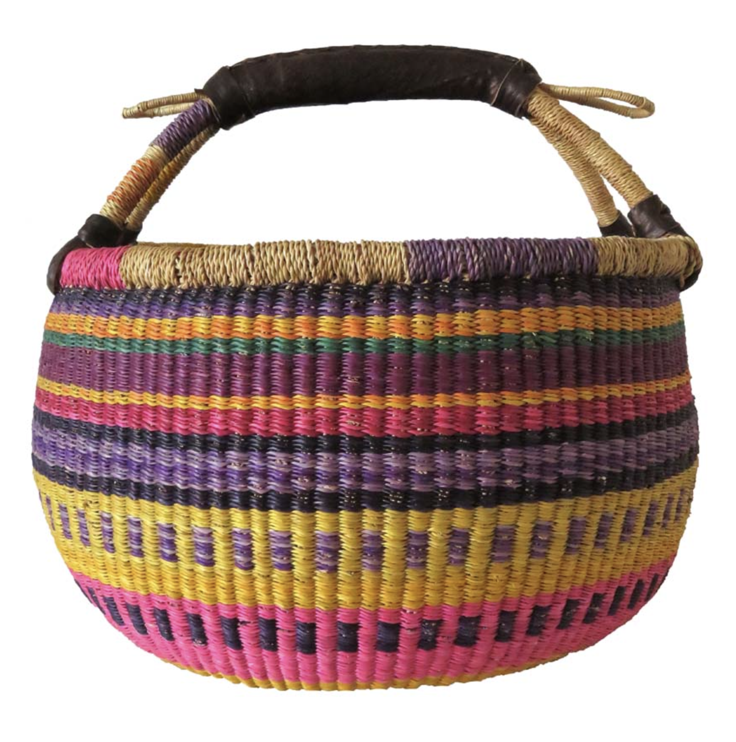 Sundy Mrnin Round Basket