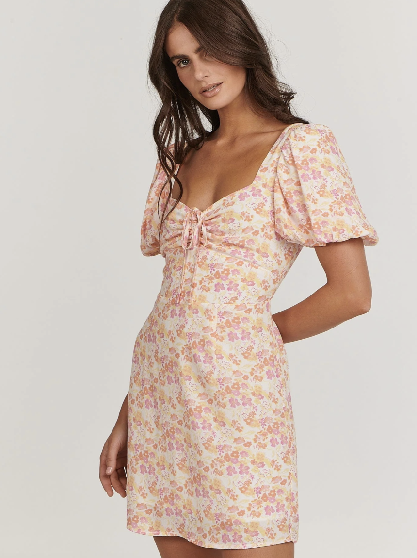 charlie holiday cherry dress CHARLIE HOLIDAY Luisa Midi Dress Botanica
