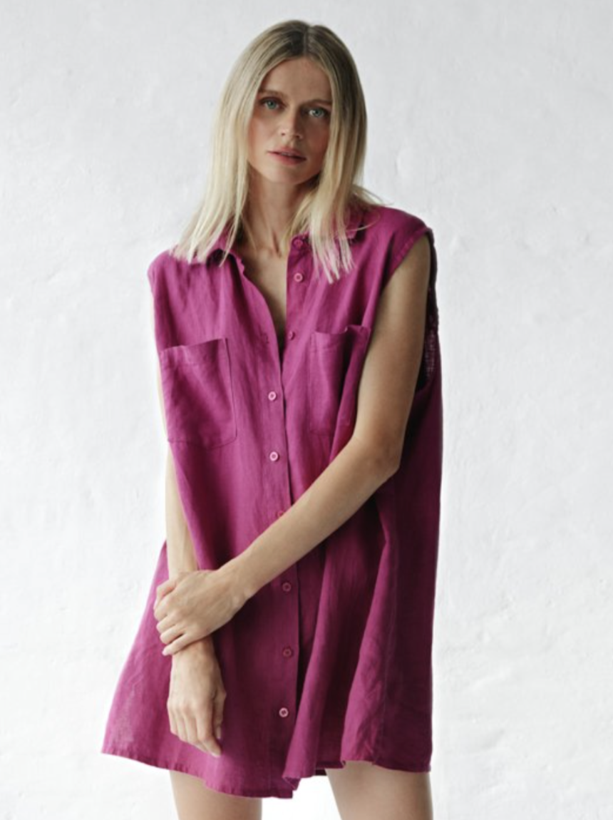 Seaside Tones Sleeveless Top