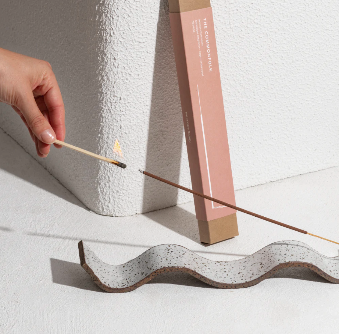 The Commonfolk Waves Ritual Stick Holder