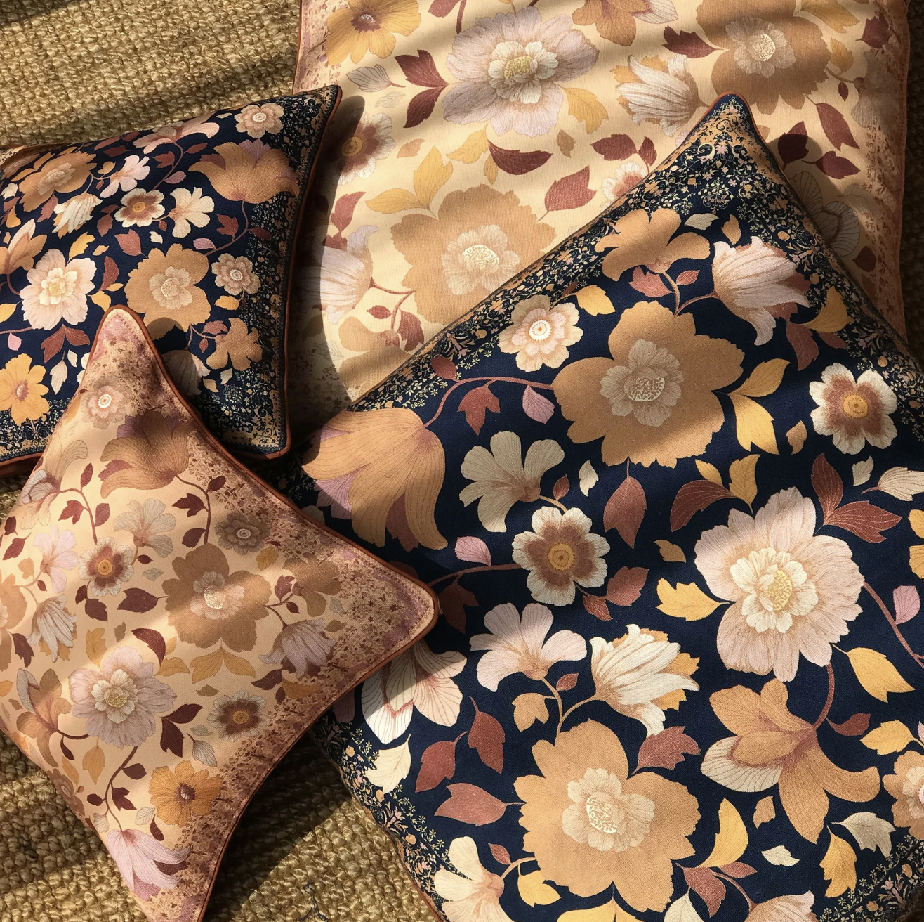 Wandering Folk Grande Fleur Cushion Cover