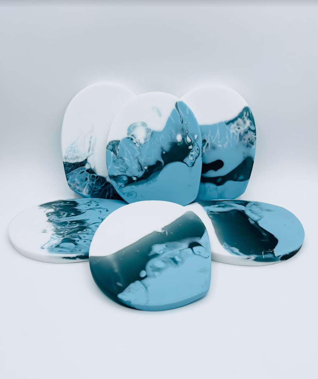 Sundy Mrnin Resin Coaster Set of 6