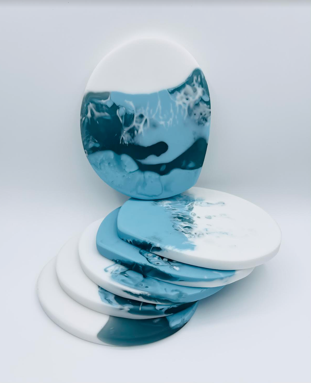 Sundy Mrnin Resin Coaster Set of 6