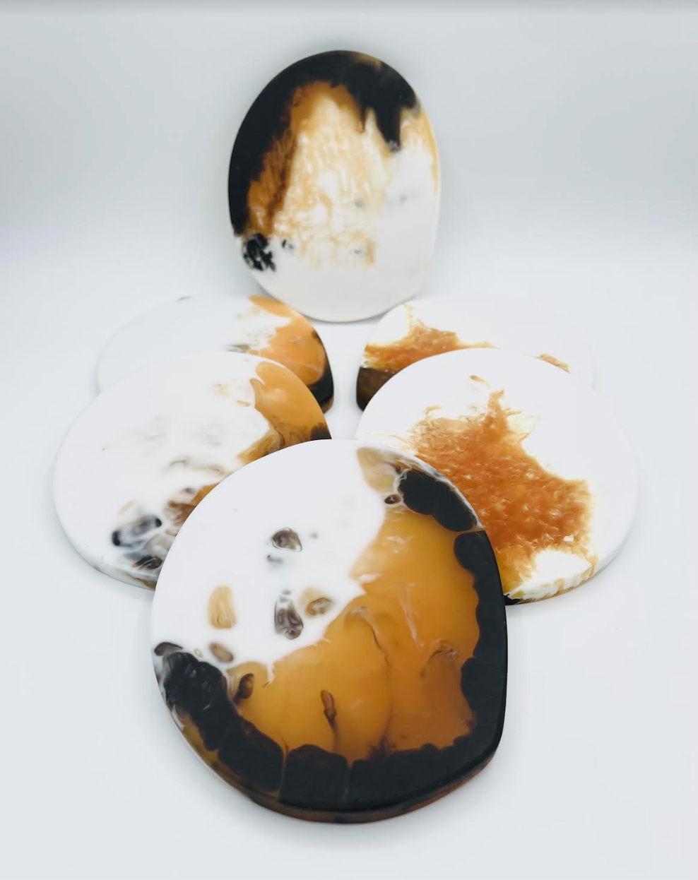 Sundy Mrnin Resin Coaster Set of 6
