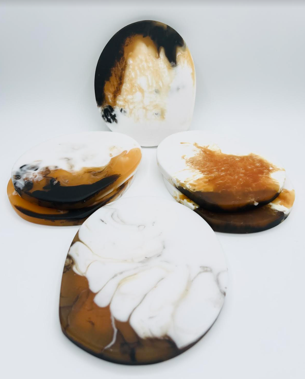 Sundy Mrnin Resin Coaster Set of 6