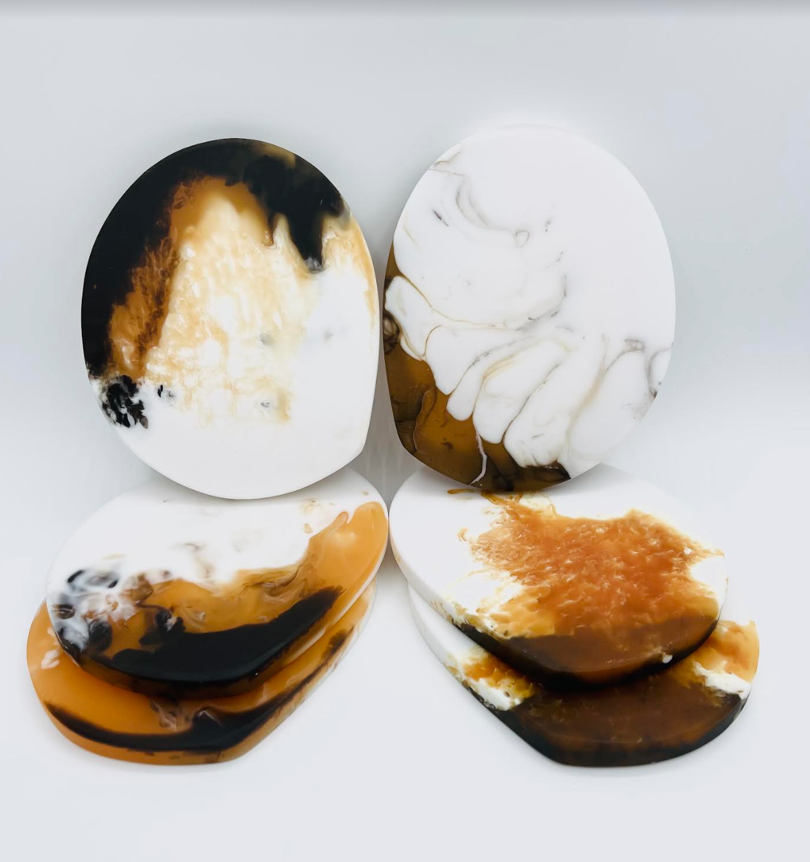 Sundy Mrnin Resin Coaster Set of 6