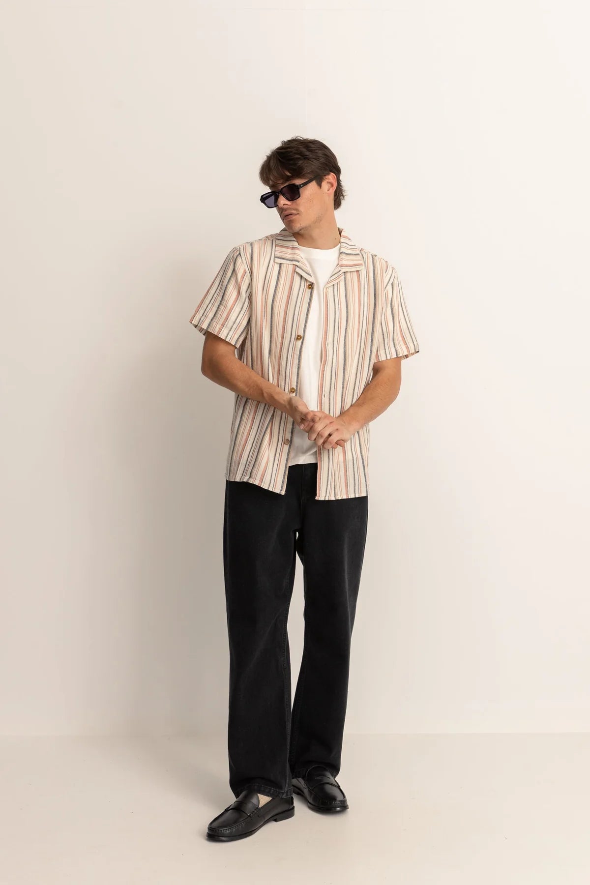 Rhythm Vacation Stripe SS Shirt