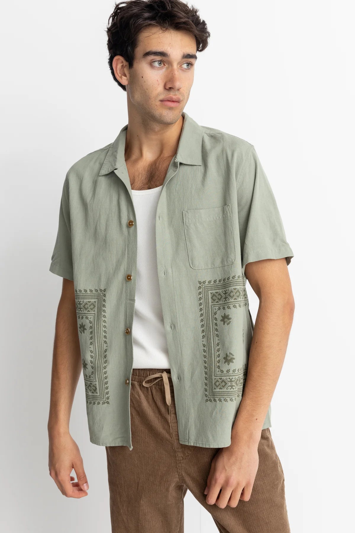 Rhythm Guerrero SS Shirt Sage