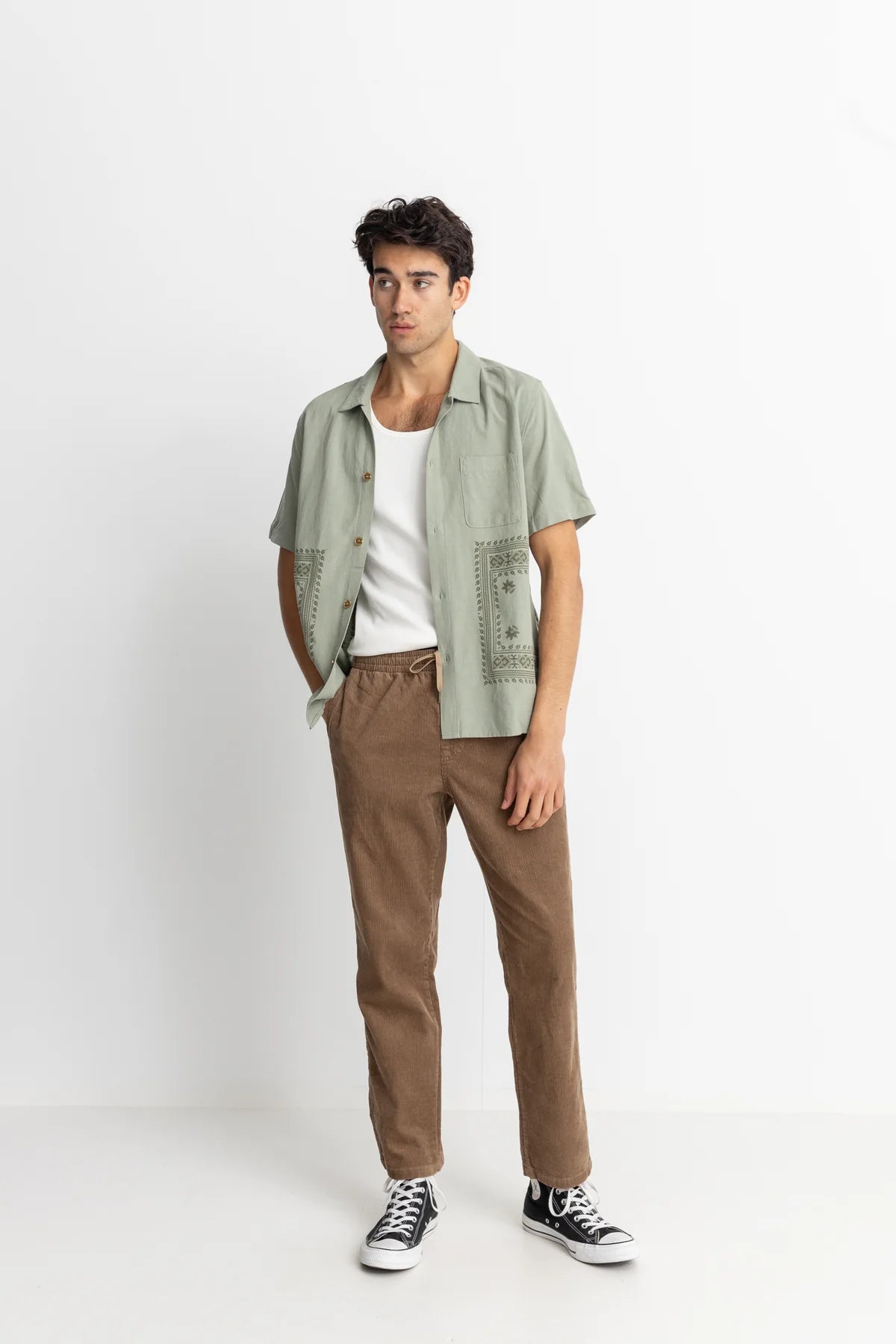 Rhythm Guerrero SS Shirt Sage