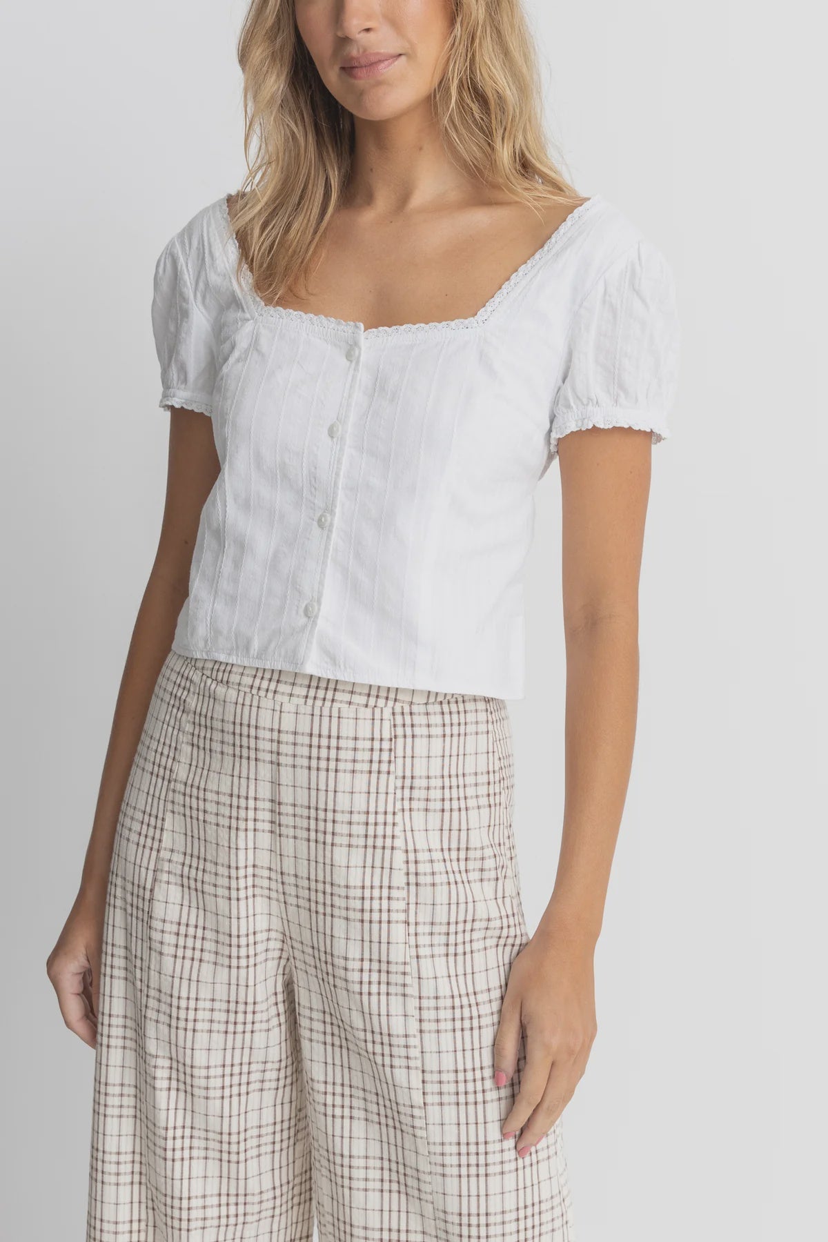 Rhythm Sadie Top White