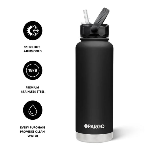 Pargo Sports Bottle w/ Straw Lid 1200ml