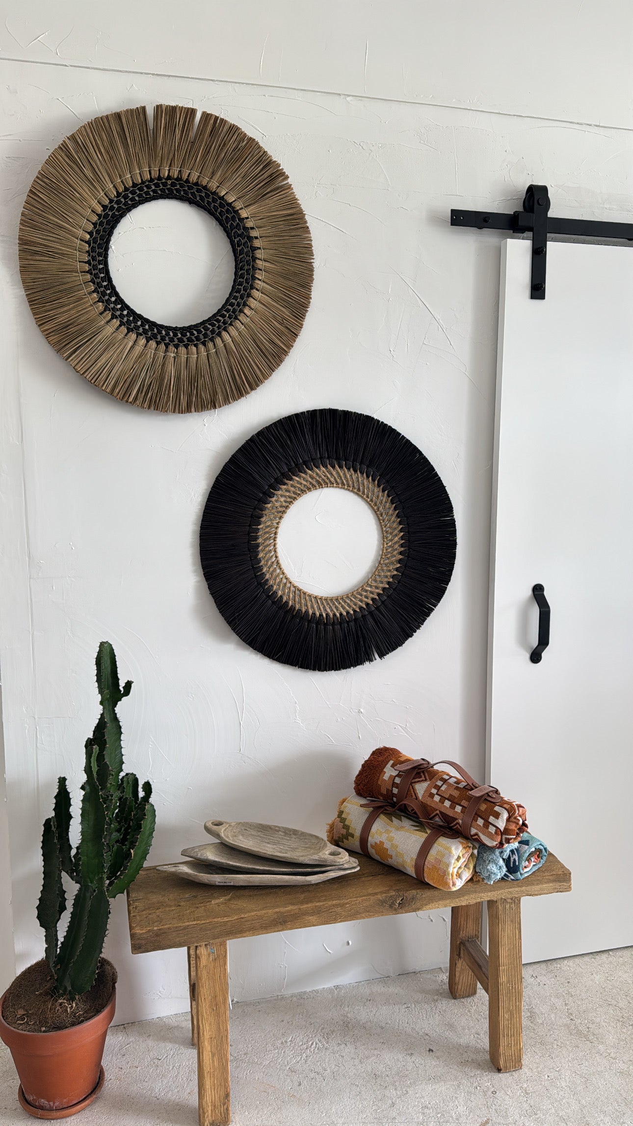 Sundy Mrnin Seagrass 2 Tone wall Hanging