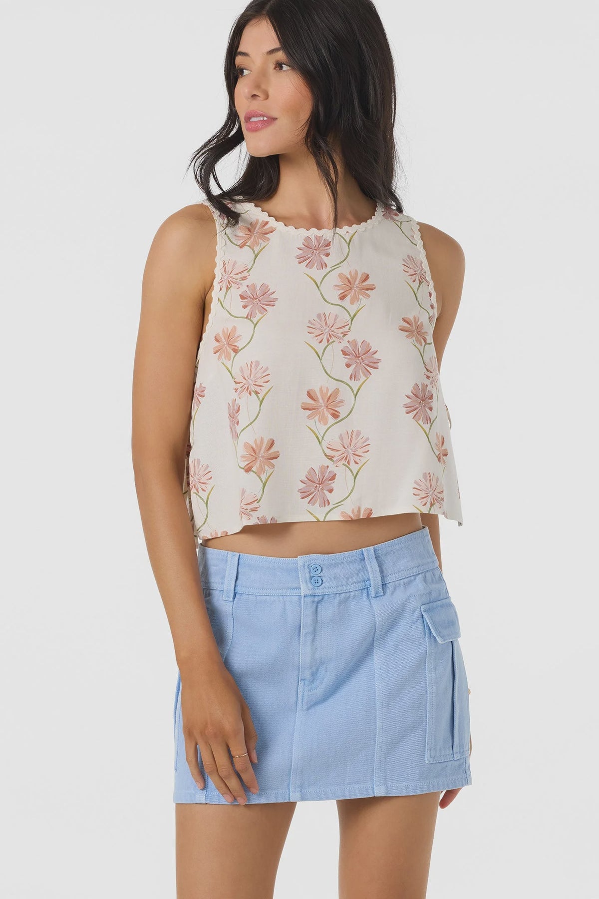 O'Neill Athena Ivy Floral Top