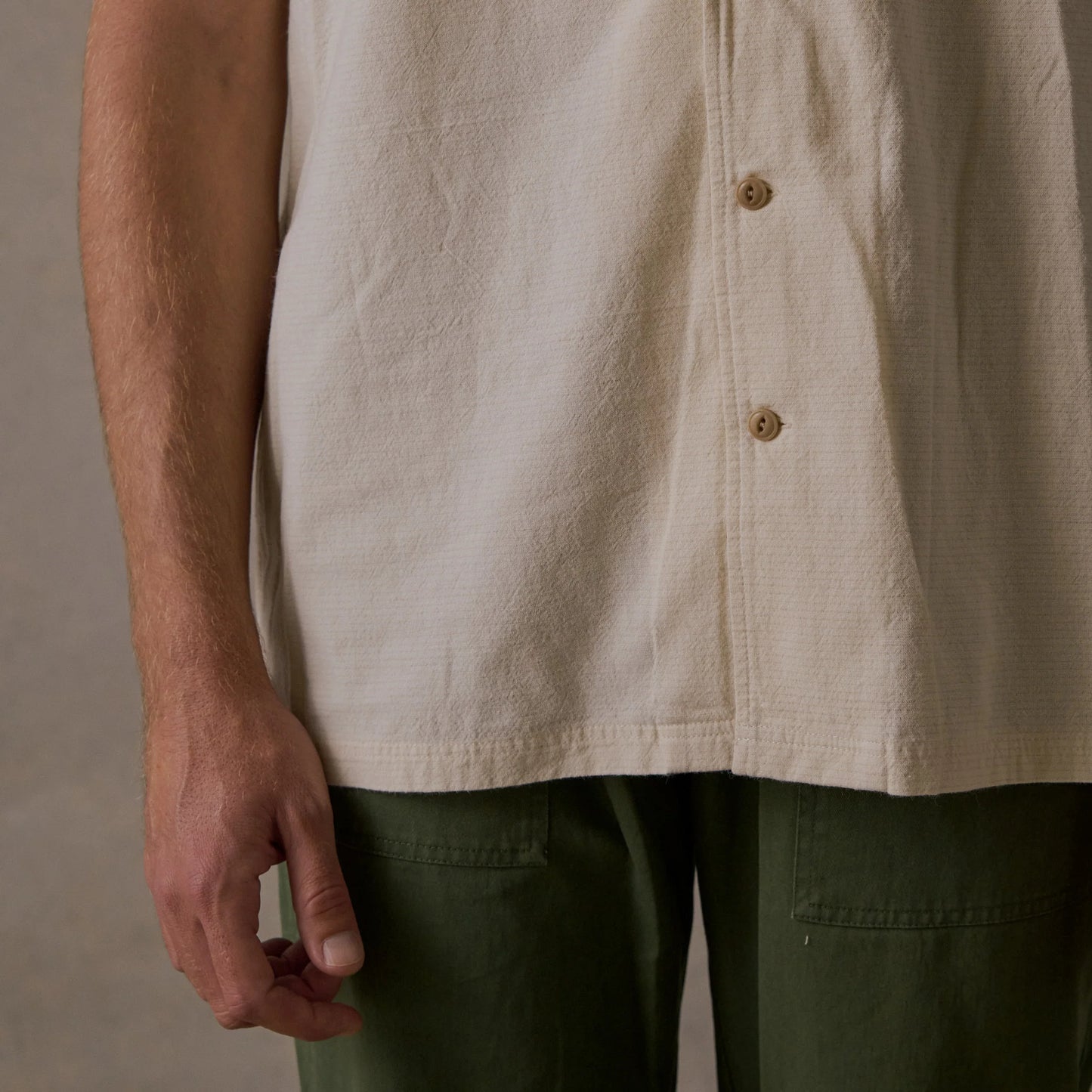 Mctavish Linen Camp Collar Shirt